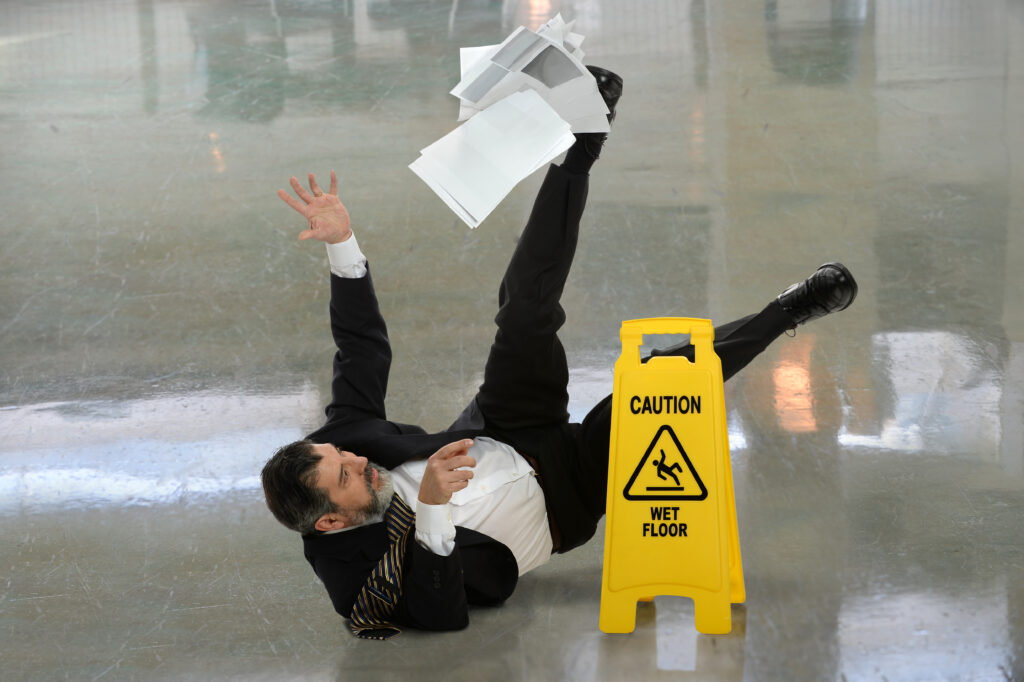 What evidence is crucial to proving negligence in a slip and fall case in Spokane WA